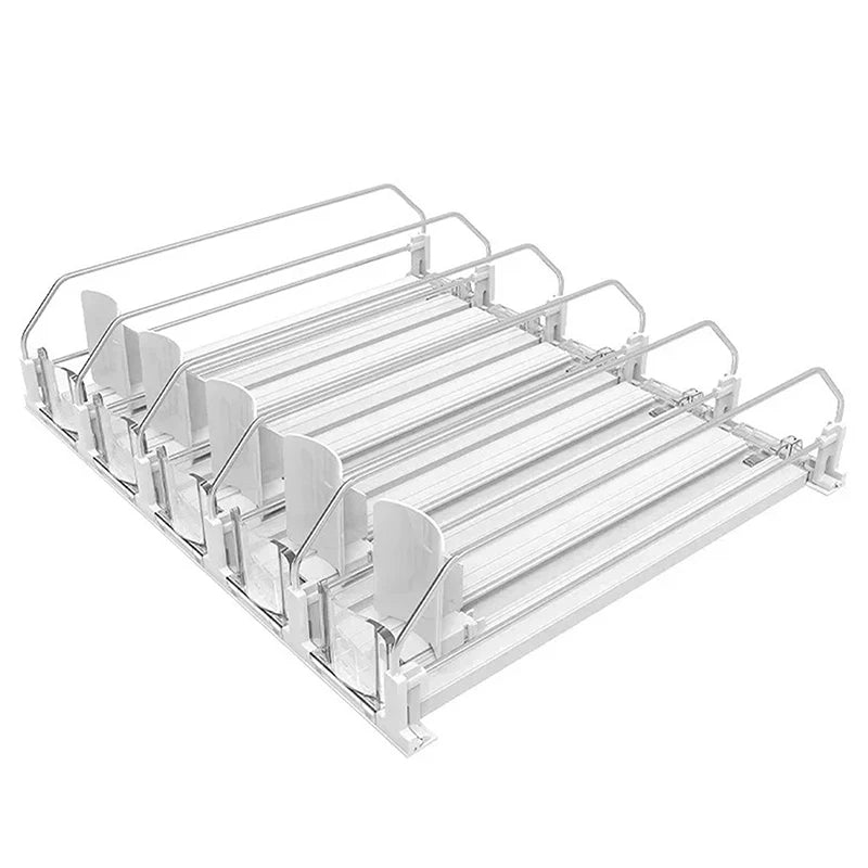 Push Rack Beverage Thruster Dispenser Storage Soda Can