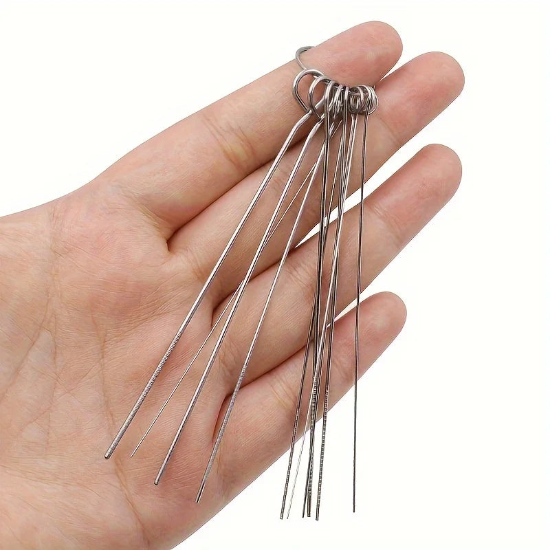 10 Stainless Steel Needle Shower Head Cleaning Brush