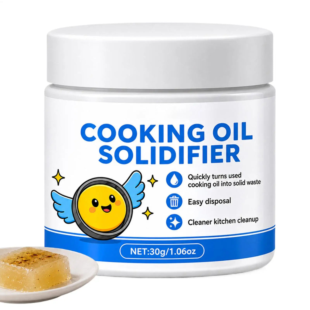 30ml Natural Oil Solidifier Powder Grease Cleaner Disposal