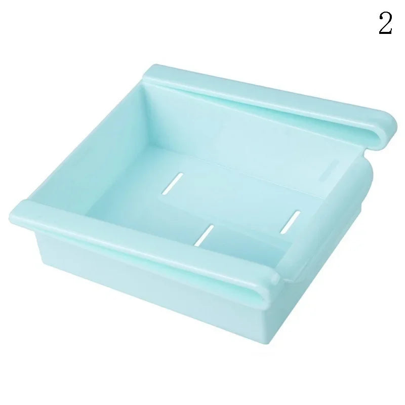 Slide Fridge Freezer Space Saver Organizer Storage Rack