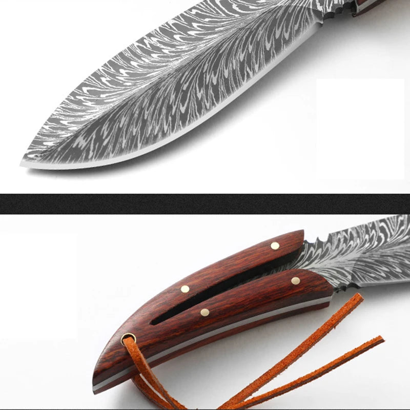 Stainless Steel Utility Knife Boning Knife Sheath Cleaver