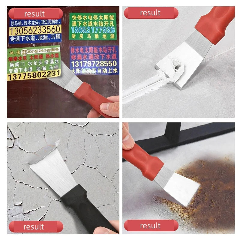 Stainless Steel Putty Knife Scraper Shovel Cleaning Scraper