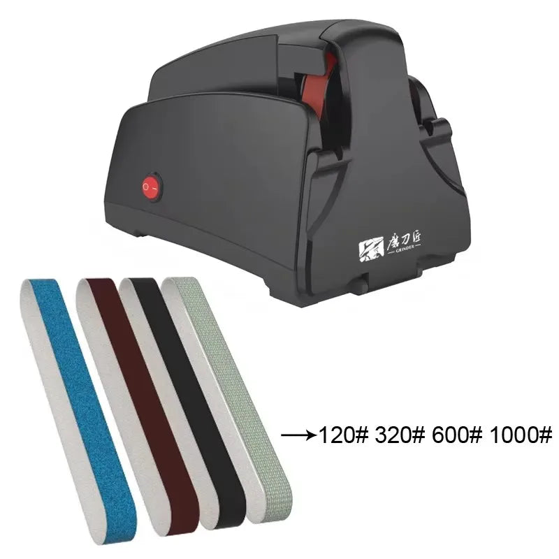 Usb Electric Knife Sharpener Automatic Adjustable Rechargable