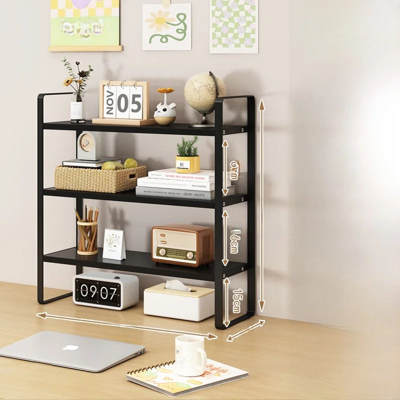 Multi-Layer Desk Organizer Rack Office Computer Table Storage