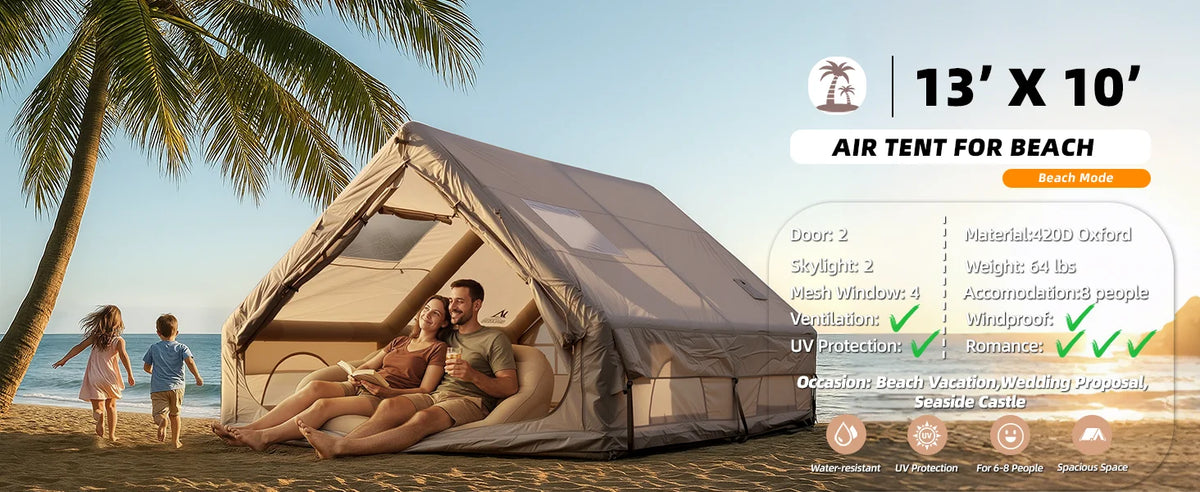 Inflatable Tent 6-8 Person Blow Up Air Tent
