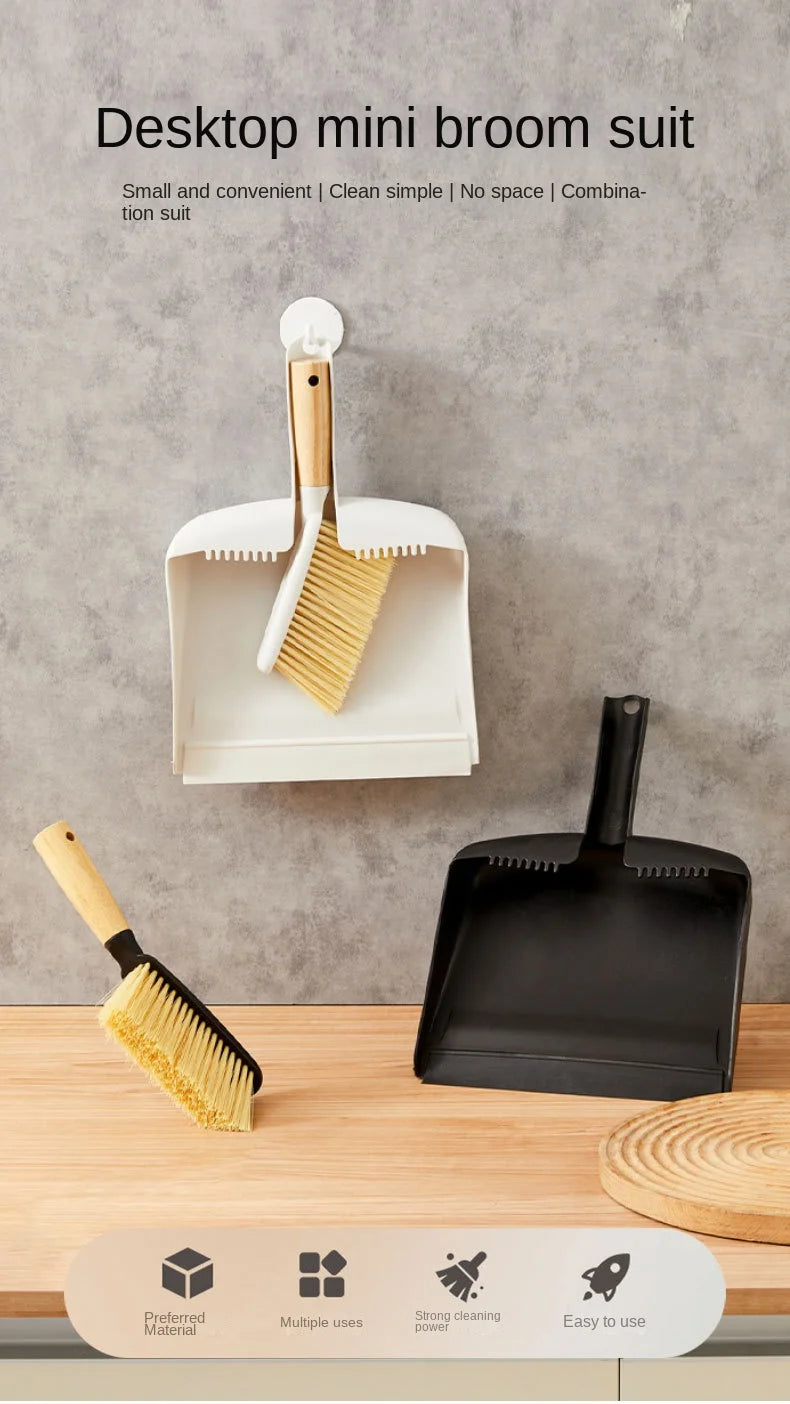 4136 Bamboo Handle Mini Brush Small Broom Gap