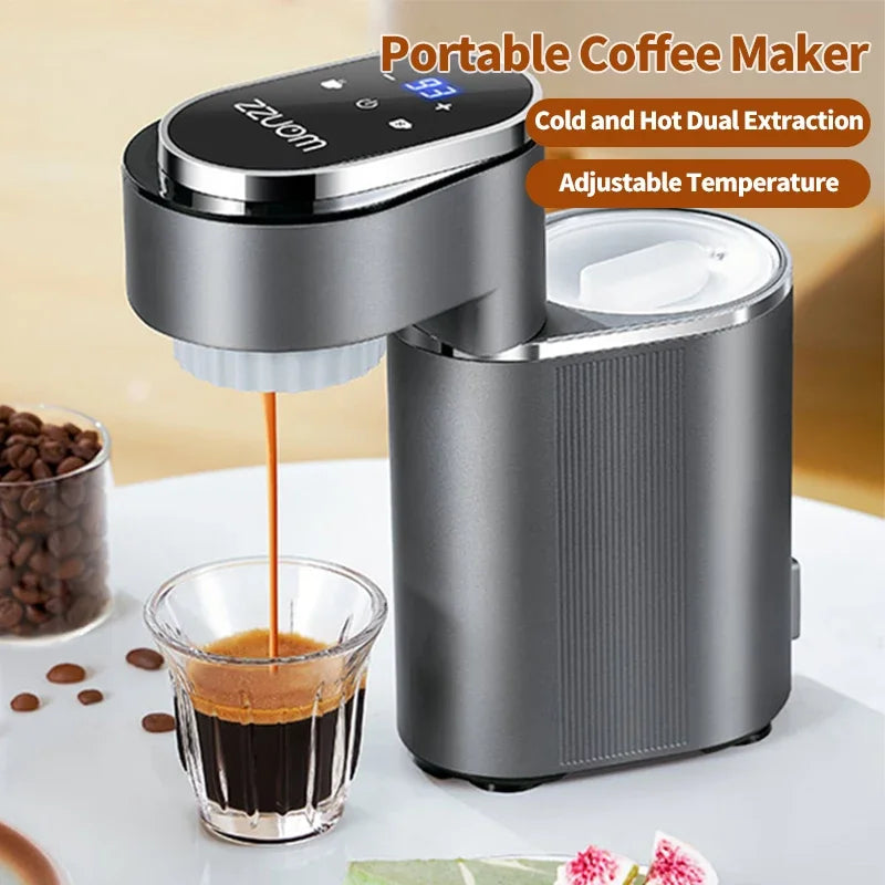 110v/220v Italian Coffee Machine - Cold Dual-Extraction Espresso