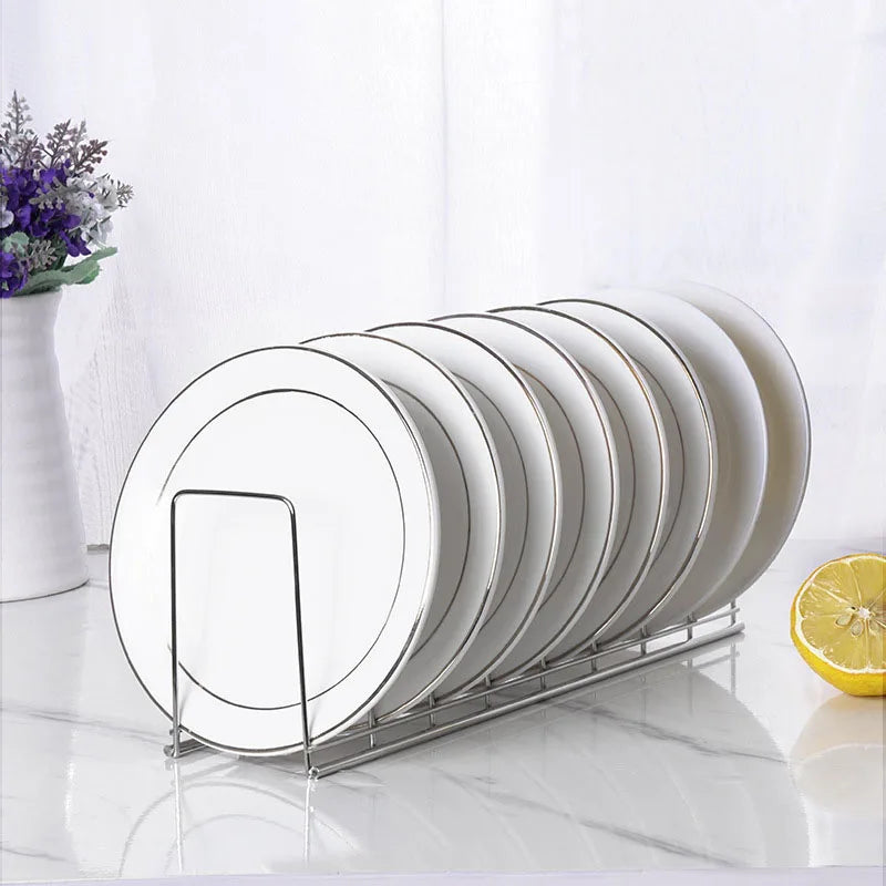 Bowl Dish Organizer Stainless Steel Dish Holder Cutlery