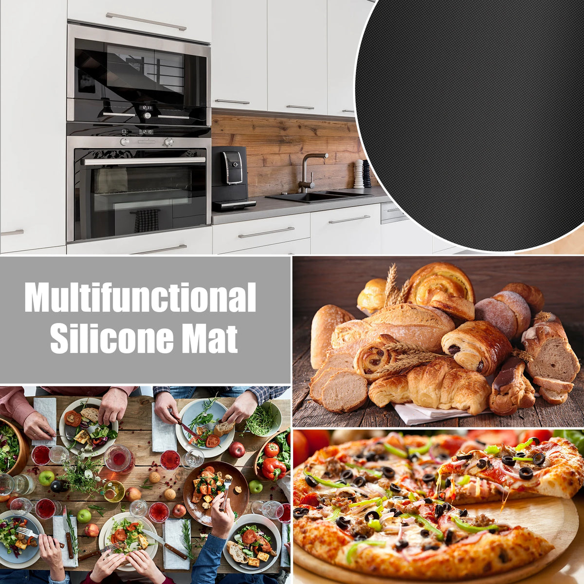Induction Cooker Cover Silicone Mat Large Non Slip