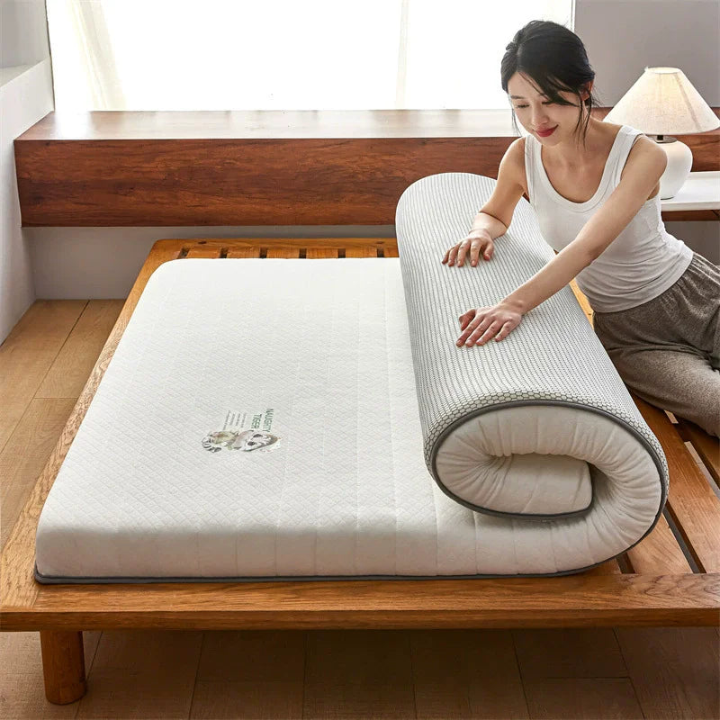 Latex Memory Foam Mattress Soft Pad Bed Bedroom