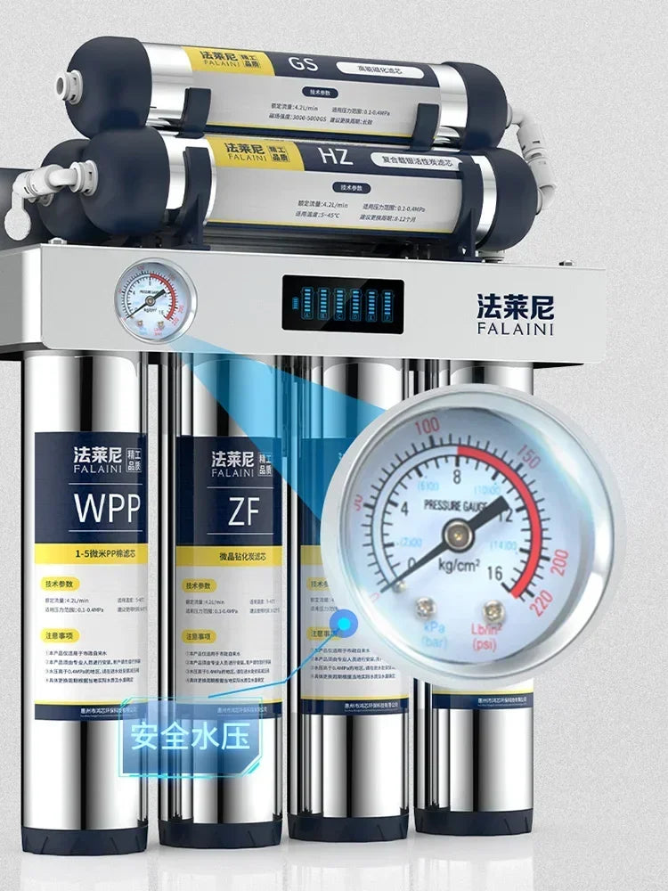 7-Stage Ultra Filtration Water Purifier Stainless Steel Housing