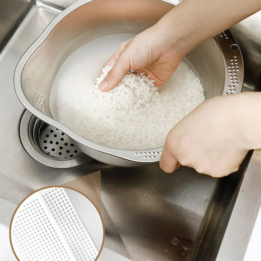 Rice Washer Strainer Bowl Stainless Steel 304 Rice