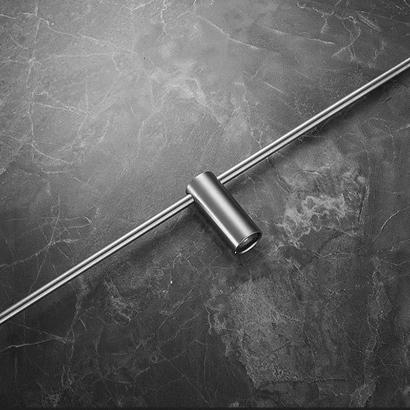 40/50/60/70/80cm Movable Towel Rack Bath Towel Holder Wall
