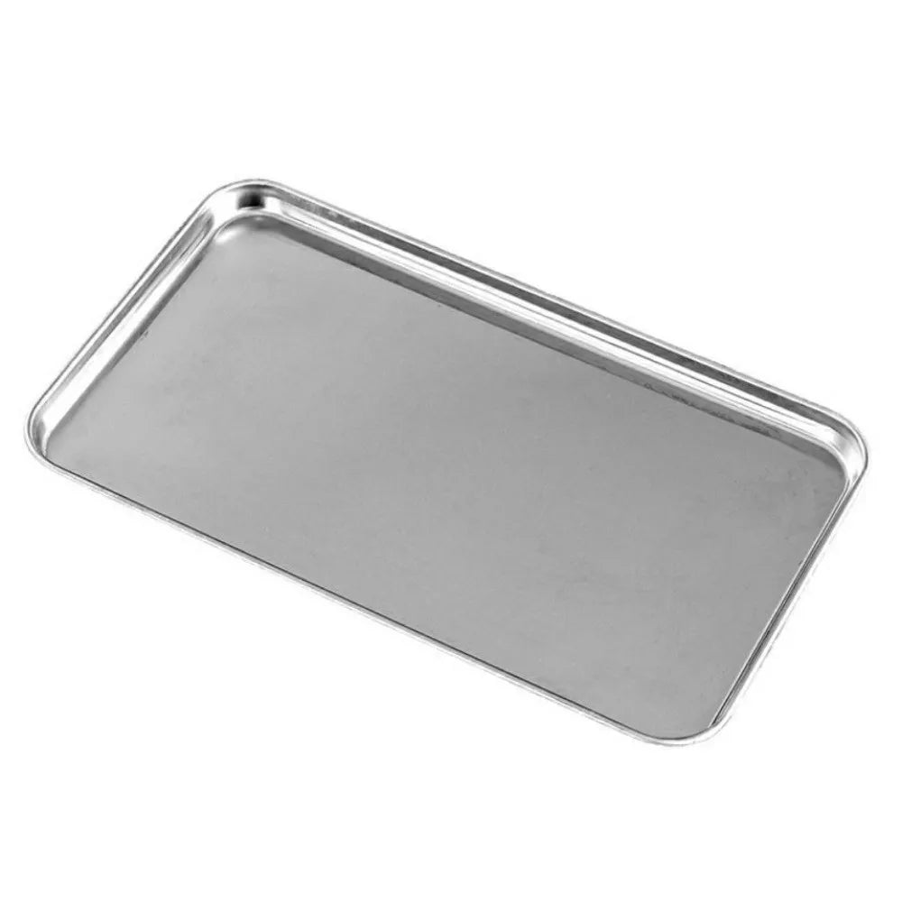 Food Grade Stainless Steel Tray Rust Resistant Rectangular