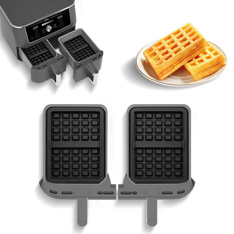 1-2pcs Silicone Waffle Mold Ninja Af400 Af451 Sl400