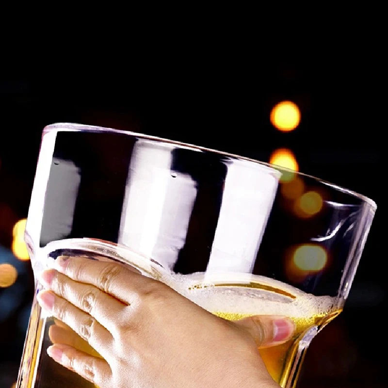 4200ml Giant Glass Cup Transparent Beer Mug Creative