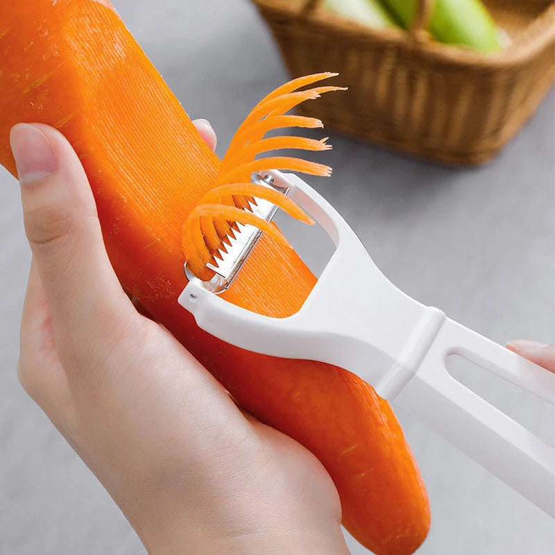 Vegetable Grater Potato Carrot Julienne Peeler Slicer Stainless