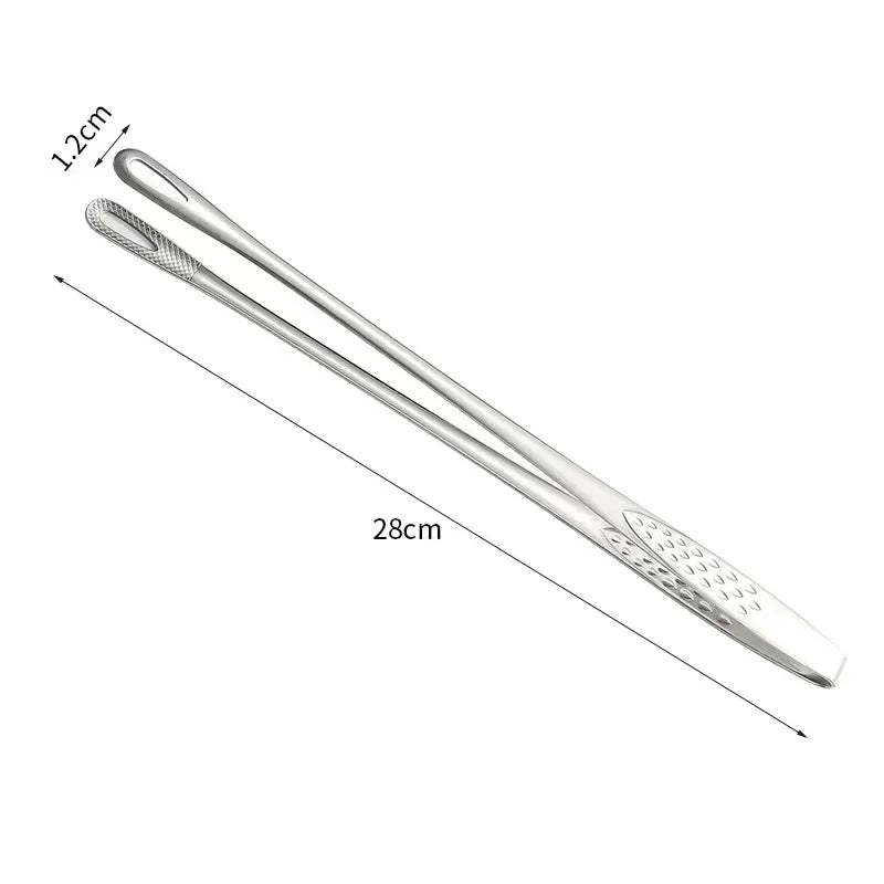 Tongs Stainless Steel Barbecue Tongs Clip Bbq Grill
