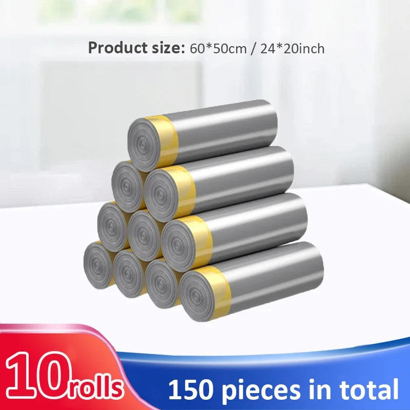 5/10/15/20 Rolls Drawstring Trash Bags Trash Can Thicken