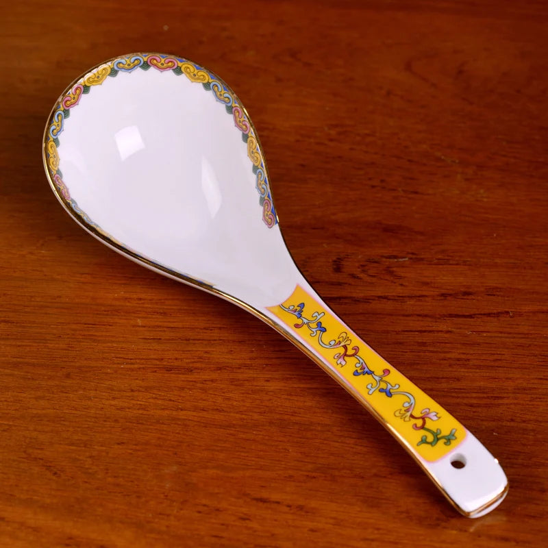 Jingdezhen Ceramic Bowl Dish Tableware Combination Palace Chinese