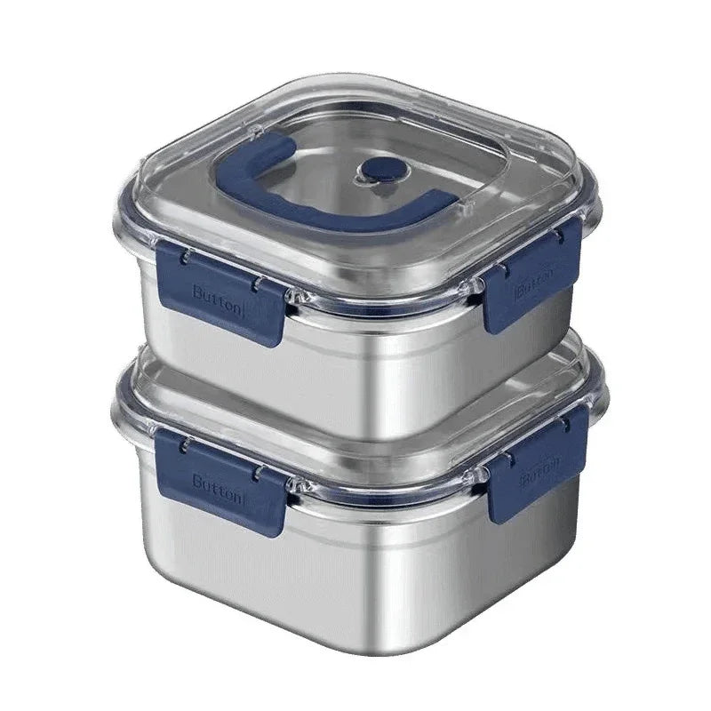 Stainless Steel Meal Prep Container Lid Airtight Bento