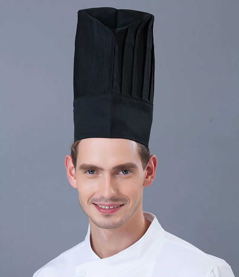 Cook Cap Head Chef White Cooking Hat Waiter