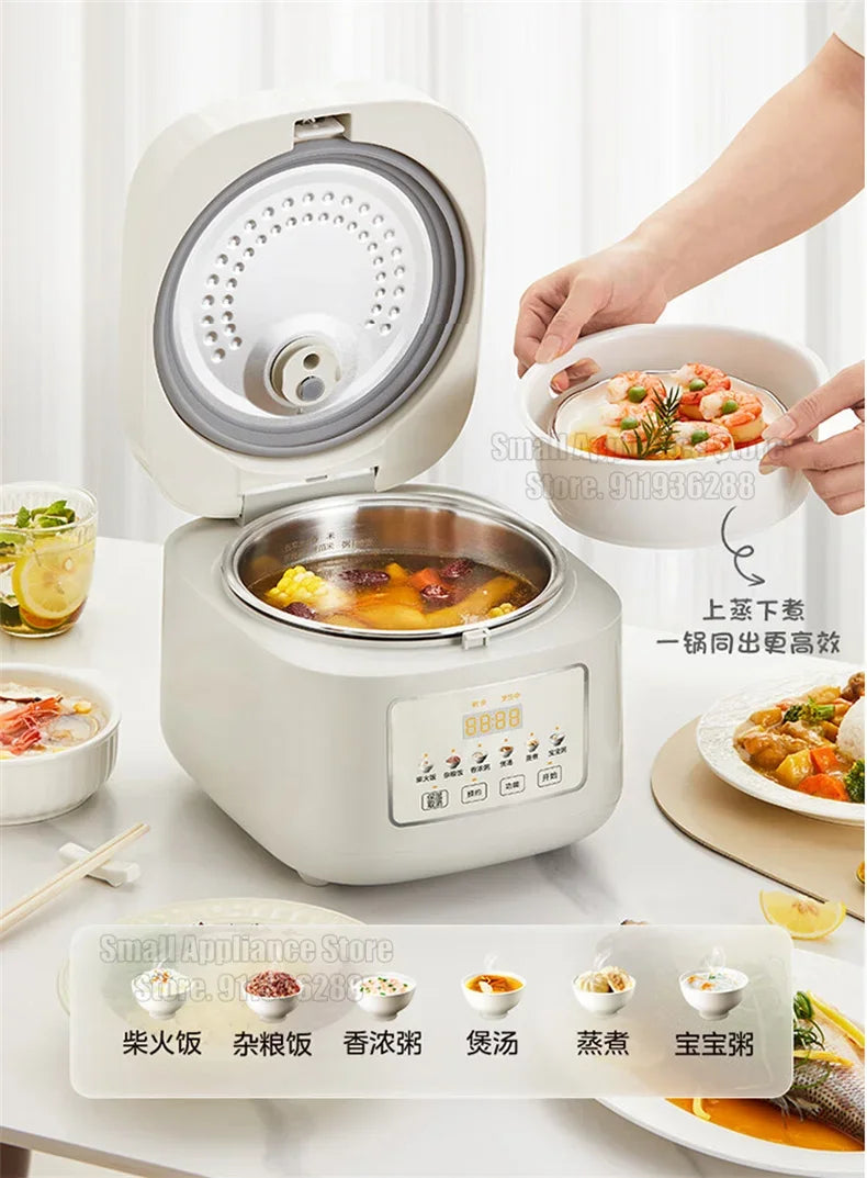 Midea Healthy Rice Cooker 3l No Coating Stainless