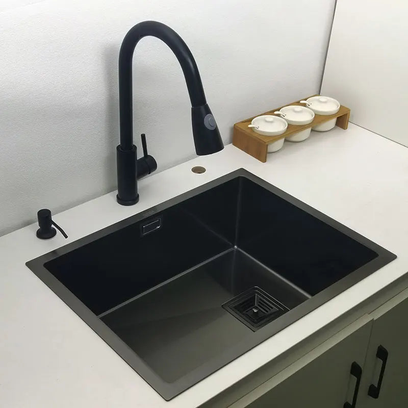 Nano Black Sink Above Counter Or Undermount Sinks