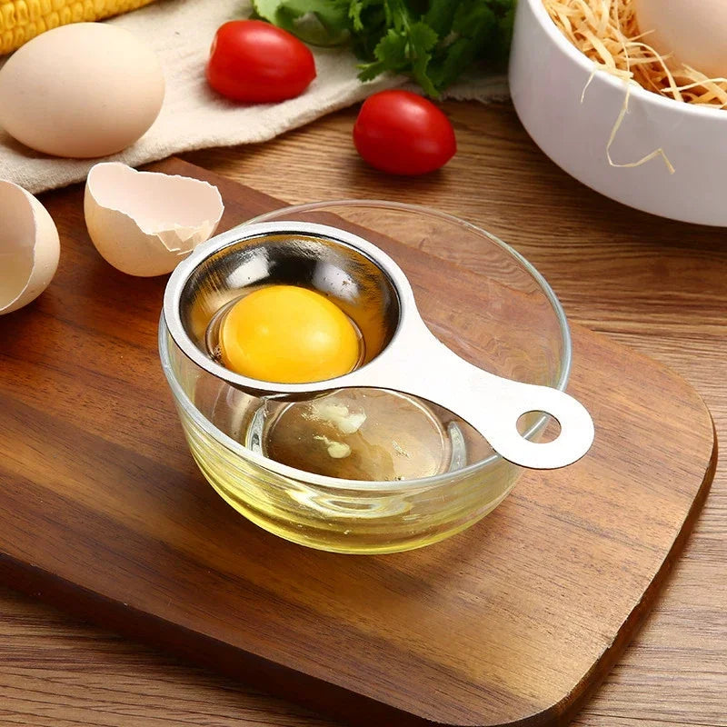Egg Yolk Separator Stainless Steel Eggs White Filter