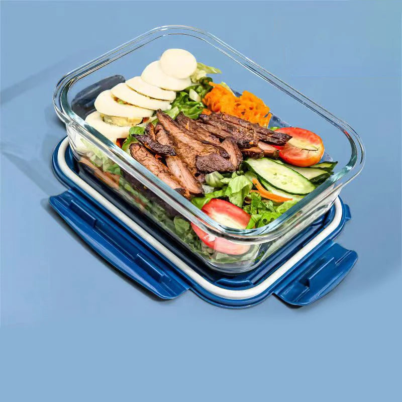 Style Lunch Box Glass 1050ml Microwave Bento Box