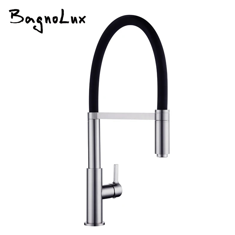 Faucet Pull Down Mixer Sink Tap Deck Mount