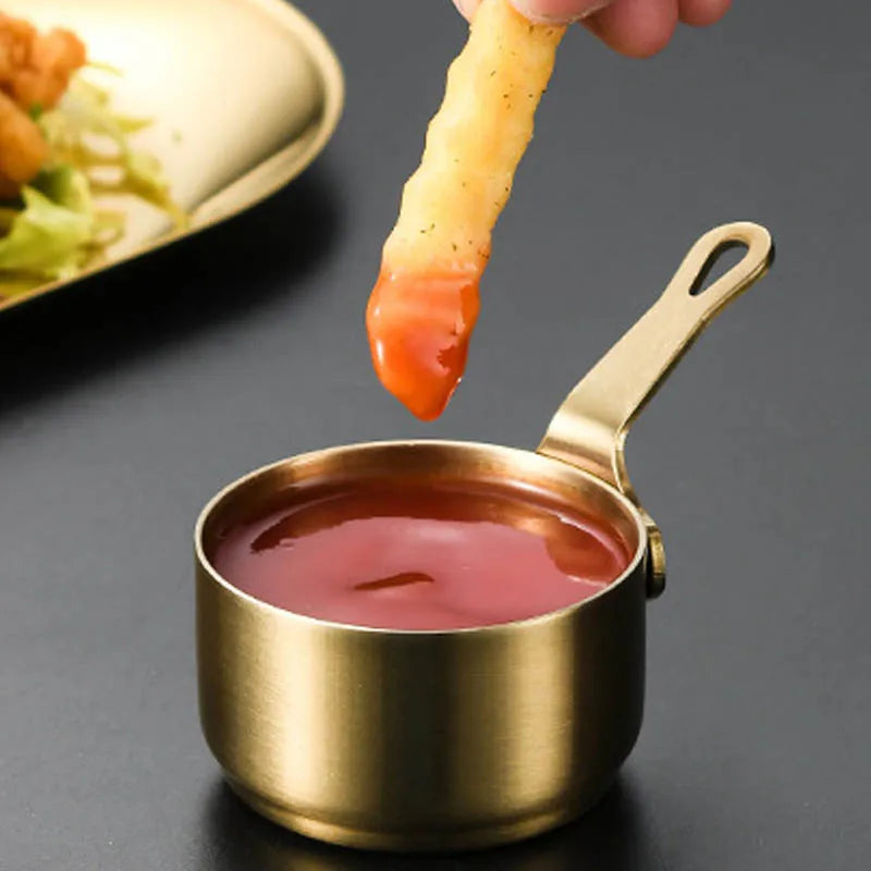 60/80/100ml Sauce Pan Pot Stainless Steel Nonstick Milk