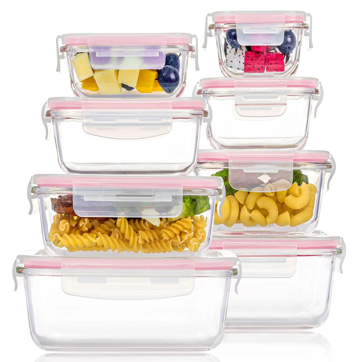 Glass Lunch Box Food Storage Containers Meal Prep