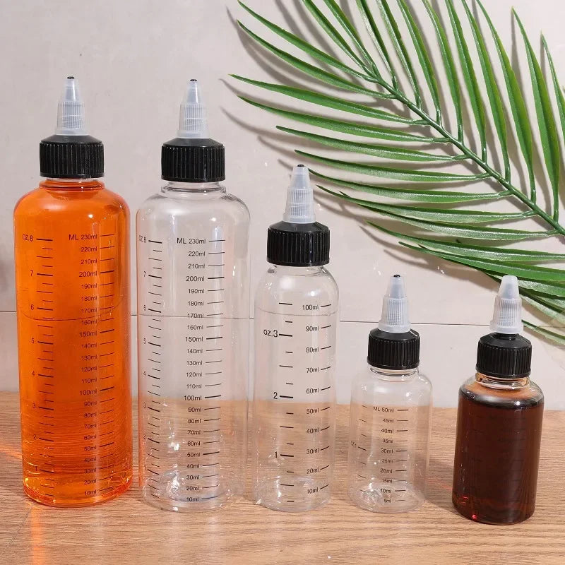 10/1pcs Plastic Squeeze Bottle Reusable Sauce Oil Dispenser