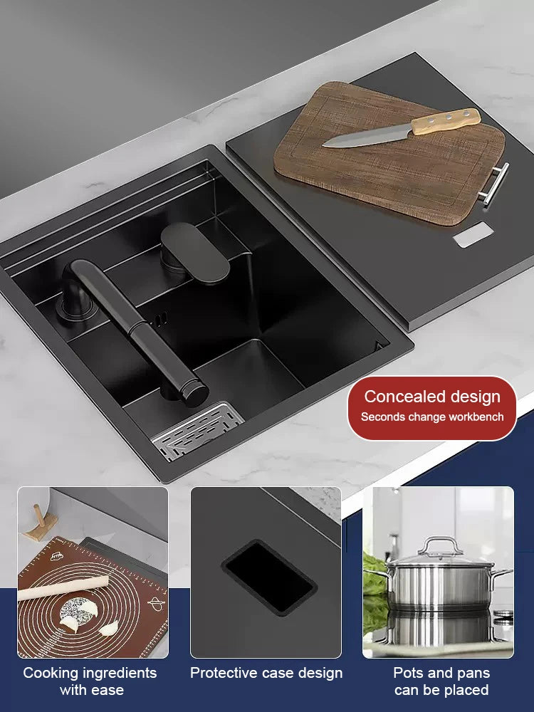 Hidden Sink Stainless Steel Modern Rv Bar Sinks