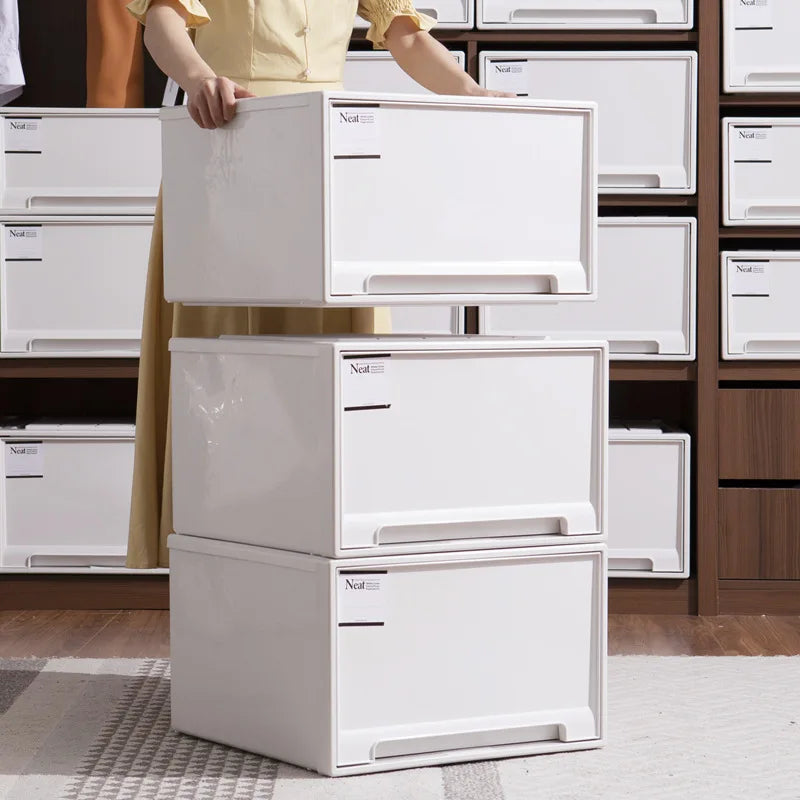 Stacking Storage Drawer Boxes Large Capacity Wardrobe Drawer