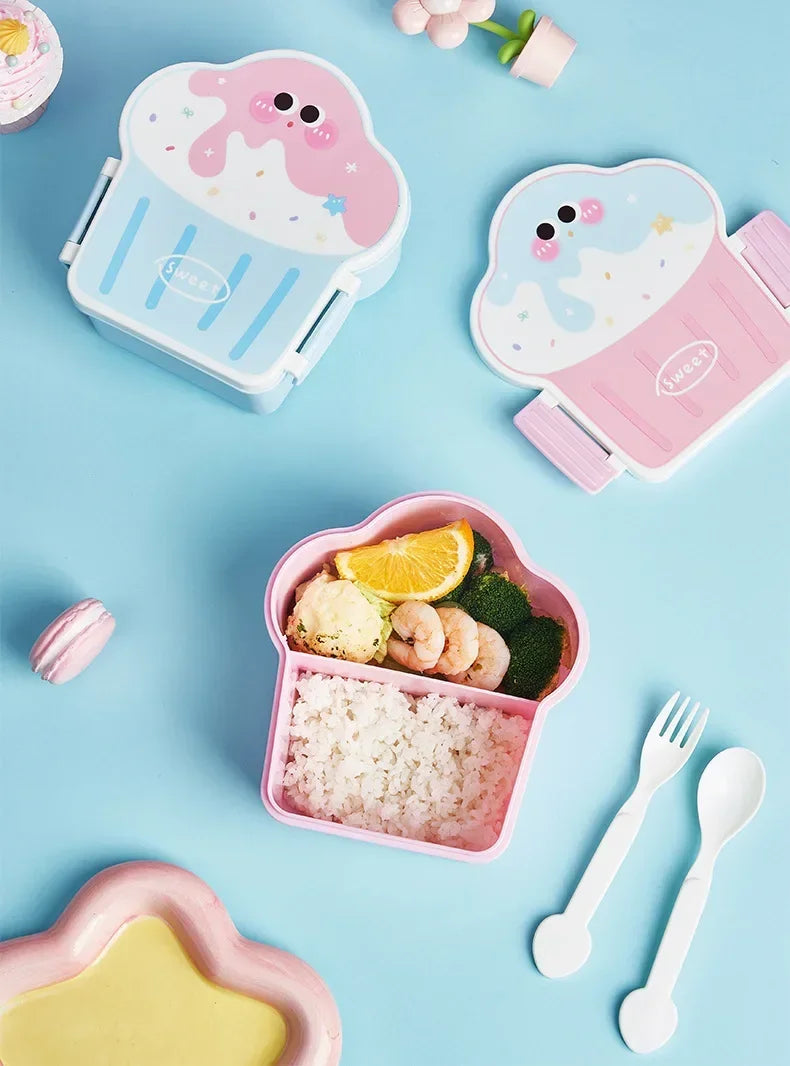Kid Lunch Boxes Hamburger Bento Box Children Creative