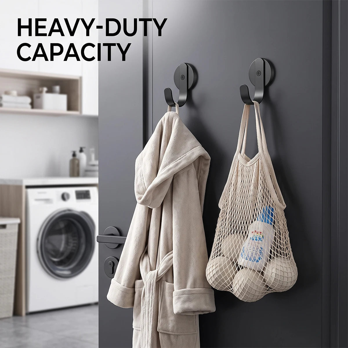 Anti-Scratch Rubber Coated Magnetic Hooks Heavy Duty Cruise