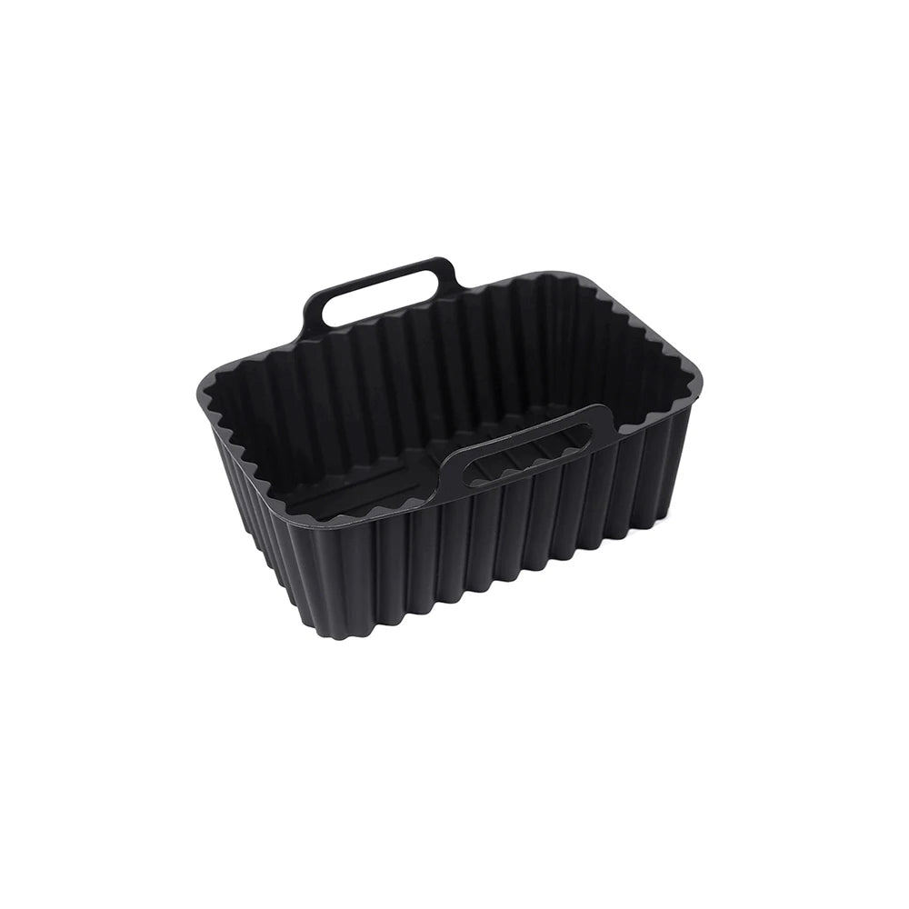 1pc Silicone Baking Tray Rectangular Air Fryer Silicone