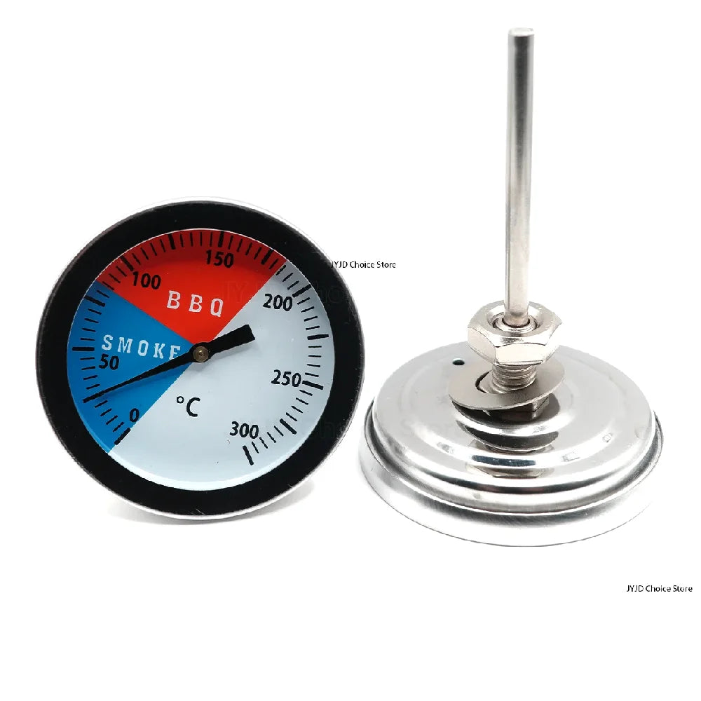 Stainless Steel Bbq Grill Thermometer Gauge Sensor Cooking