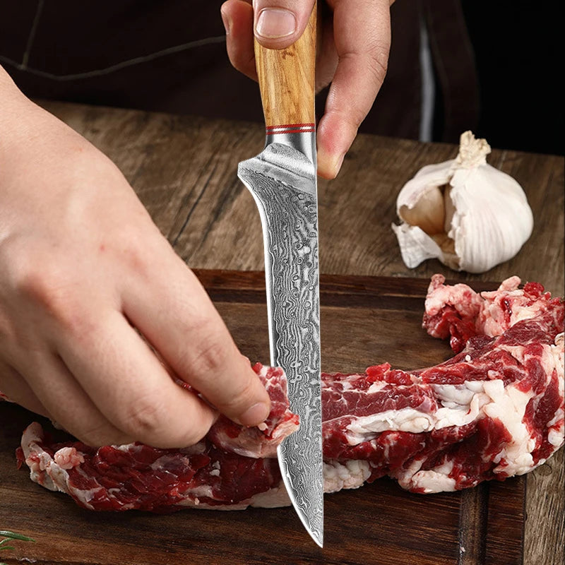Damascus Steel Knife 67 Layer Slicing Knife Meat