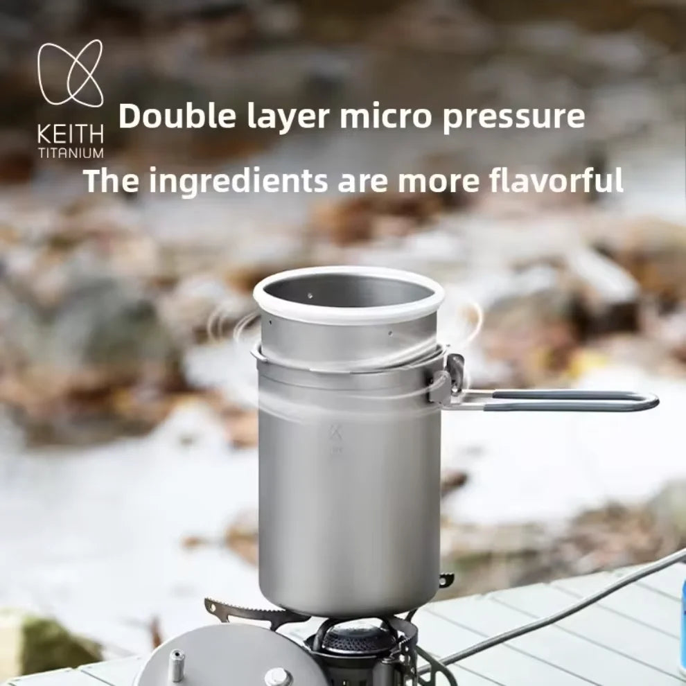 Keith Titanium Ti6302high-Altitude Mountain Pressure Cooker