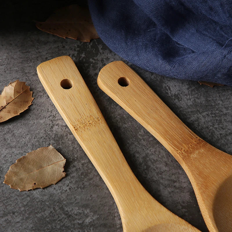 Mx Bamboo Wood Rice Spoon Rice Paddle Scoop