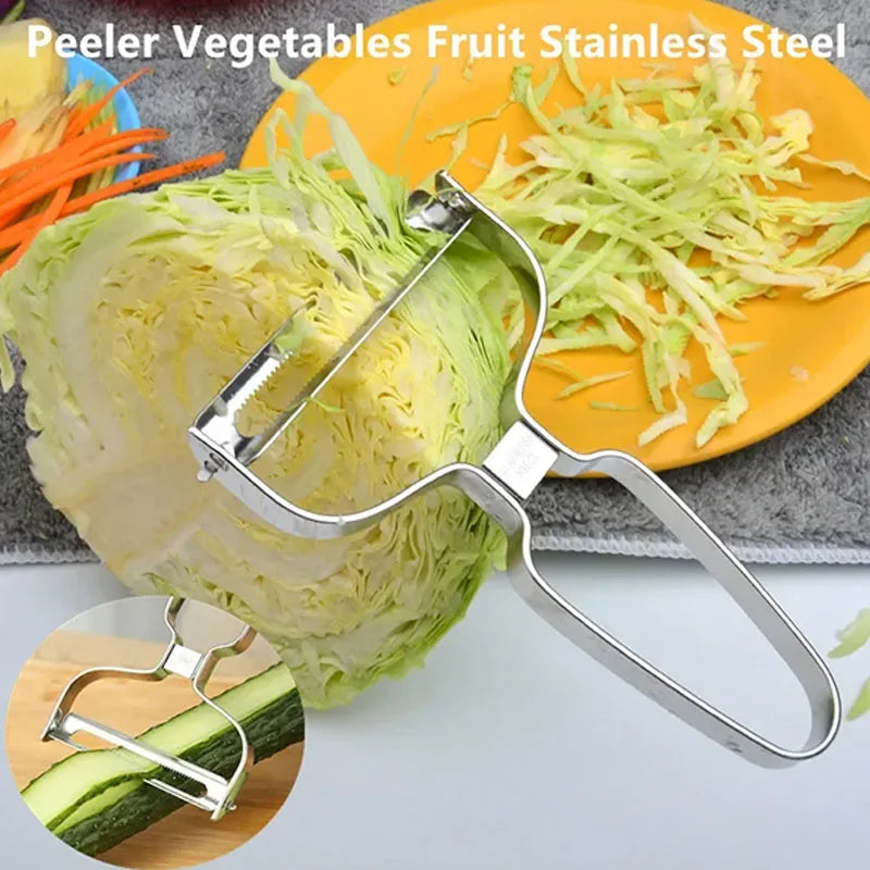 1pc/Peeler Vegetables Fruit Stainless Steel Knife Cabbage Graters