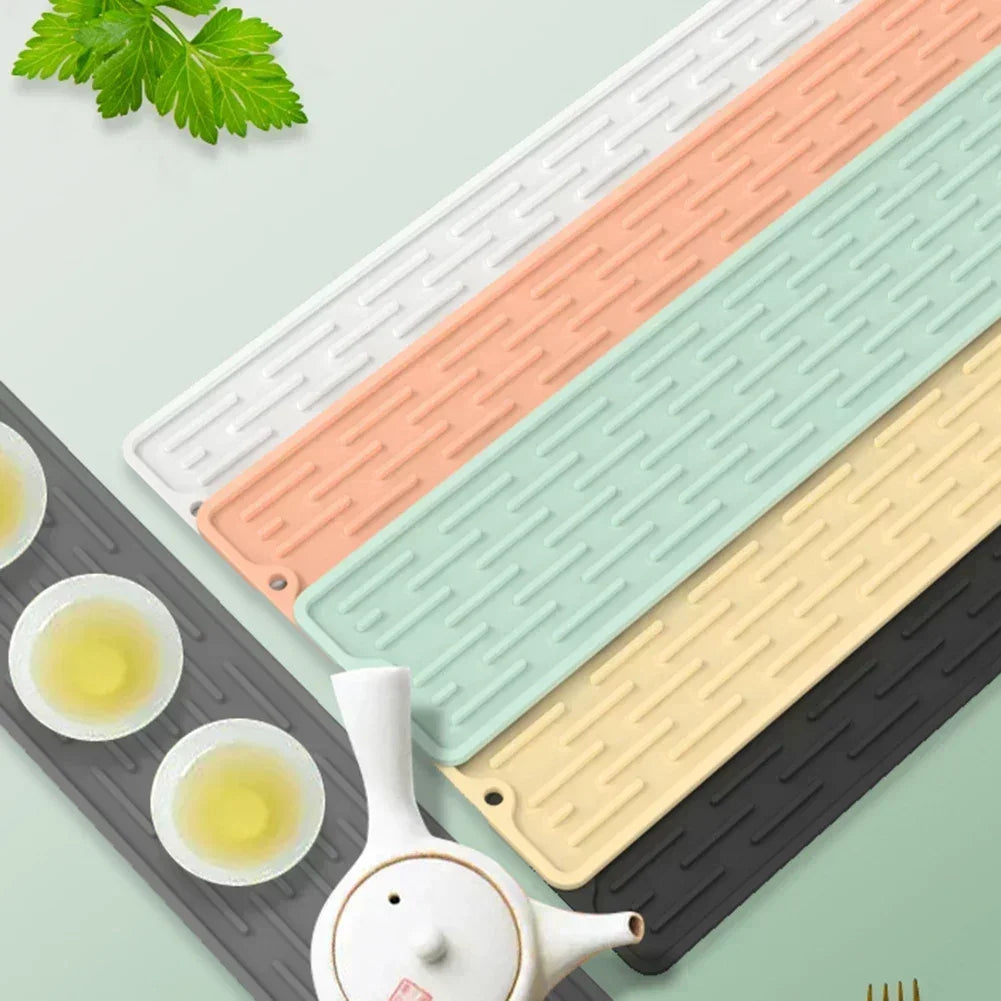Silicone Dish Drying Mat Anti Slip Sink Storage