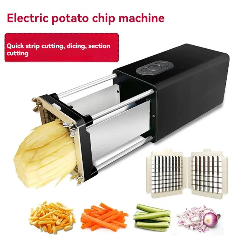 Commercial Vegetable Chopper Electric French Fry Maker Slicing