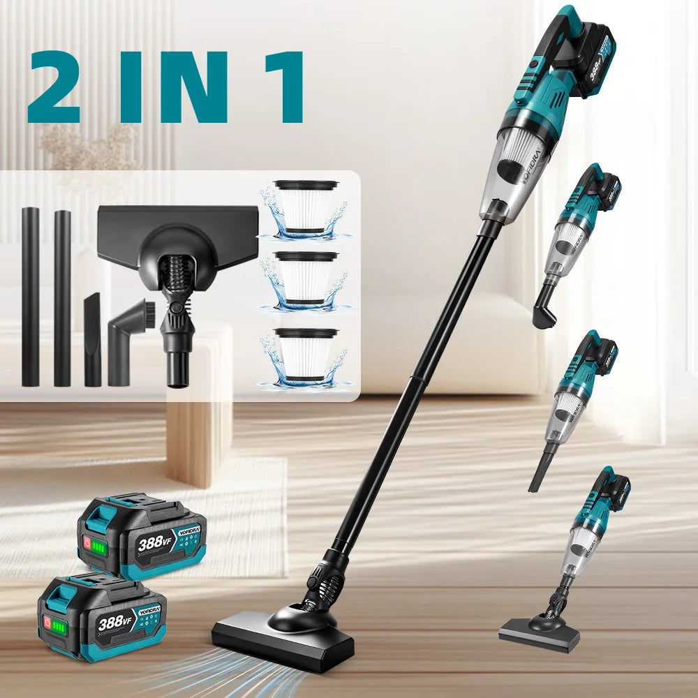 Yofidra 12kpa Electric Vacuum Cleaner Cordless 1500w Cleaner
