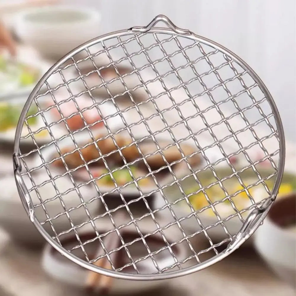 Round Air Fryer Rack Stackable Stainless Steel Grid