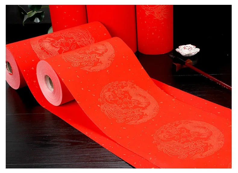 Red Rice Paper Decoupage Red Xuan Paper Chinese