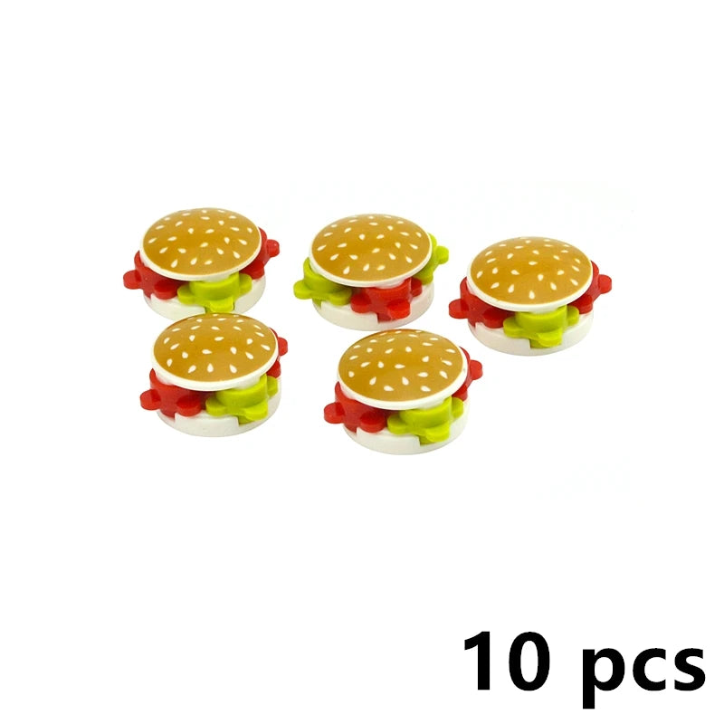 City Friend Food Hamburger Chips Bread Roast Chicken